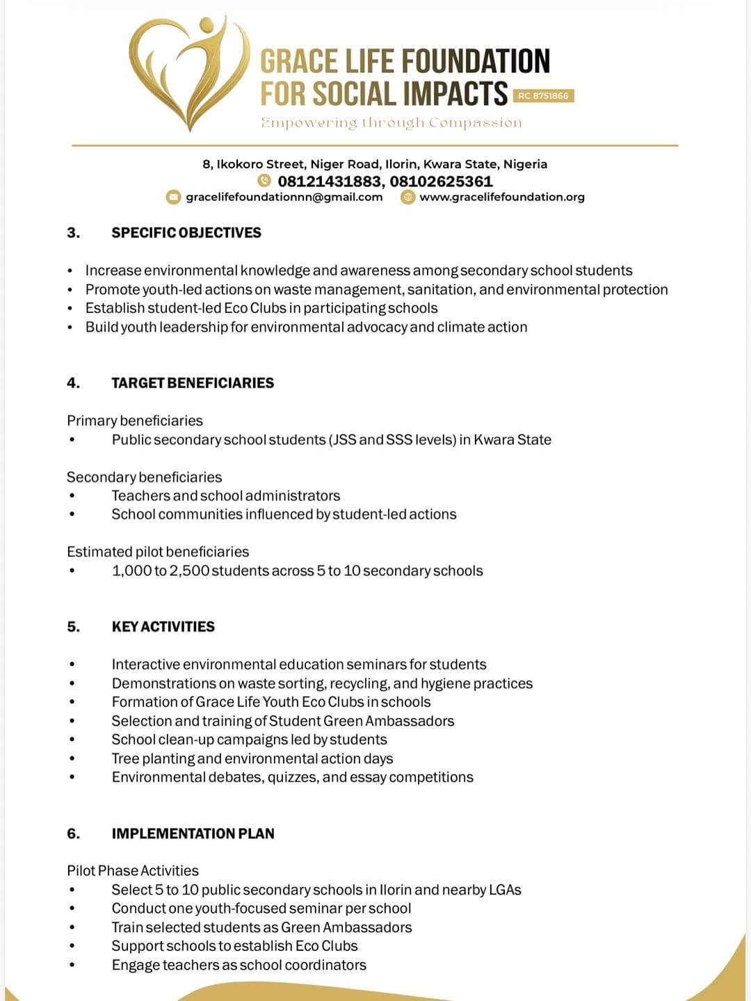 Environmental health and action