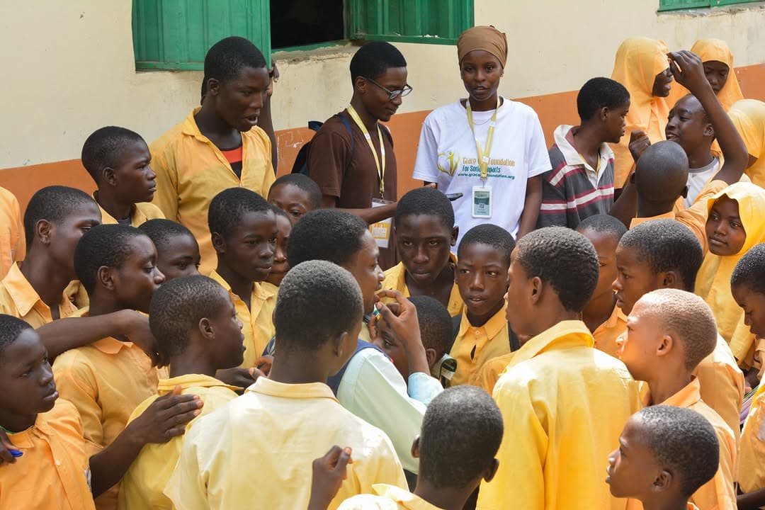 The NGO with public school children