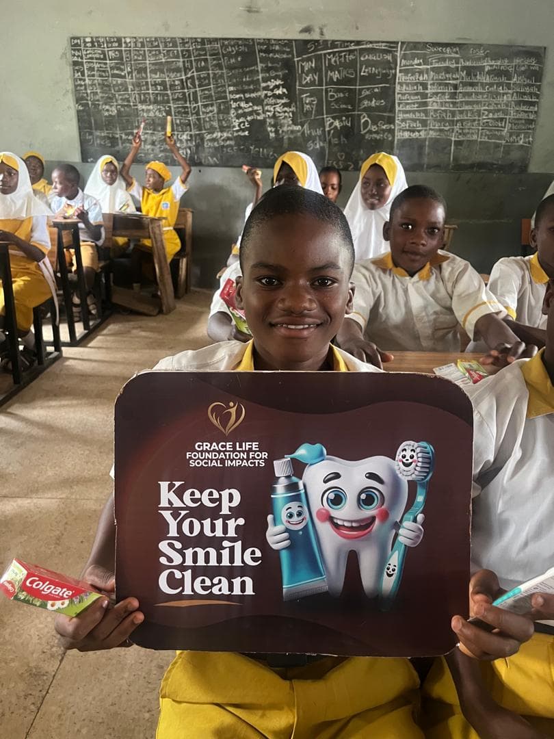 A handsome boy smiling